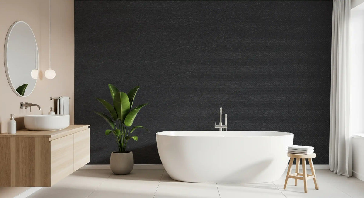 Dark Muted Graphite Texture Wall Mural