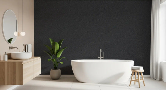 Dark Muted Graphite Texture Wall Mural