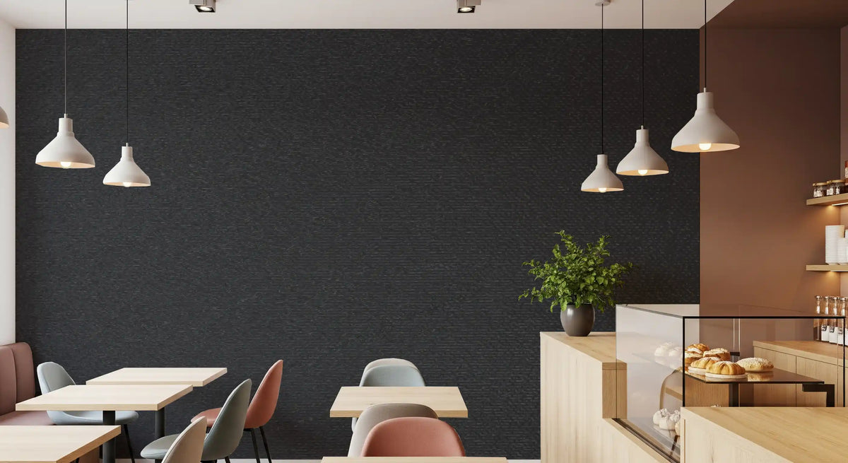 Dark Muted Graphite Texture Wall Mural