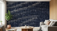 Slate Triangulated Abstract Texture Wall Mural
