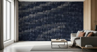 Slate Triangulated Abstract Texture Wall Mural
