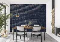 Slate Triangulated Abstract Texture Wall Mural