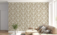 Minimalist Botanical Silhouette Sprigs Wallpaper⁠