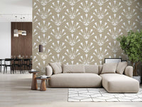 Minimalist Botanical Silhouette Sprigs Wallpaper⁠