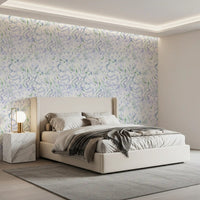 Ethereal Blue and Green Watercolor Wash Wallpaper⁠