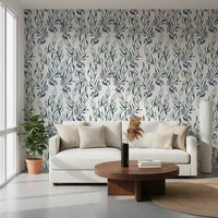 Watercolor Seaweed Silhouette Wallpaper⁠