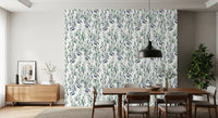 Watercolor Seaweed Silhouette Wallpaper⁠