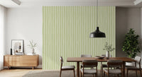 Soft Sage Hand-Drawn Vertical Stripes Wallpaper⁠