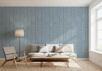 Minimalist Blue Vertical Brushstrokes Wallpaper⁠