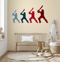 Cricket Batter Motion Mural Wall Mural