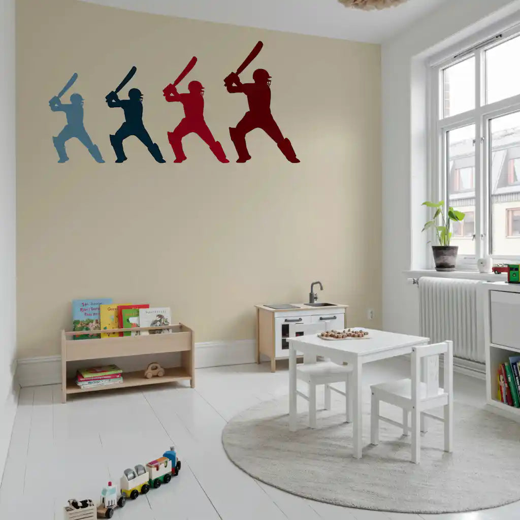 Cricket Batter Motion Mural Wall Mural