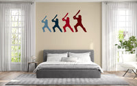 Cricket Batter Motion Mural Wall Mural
