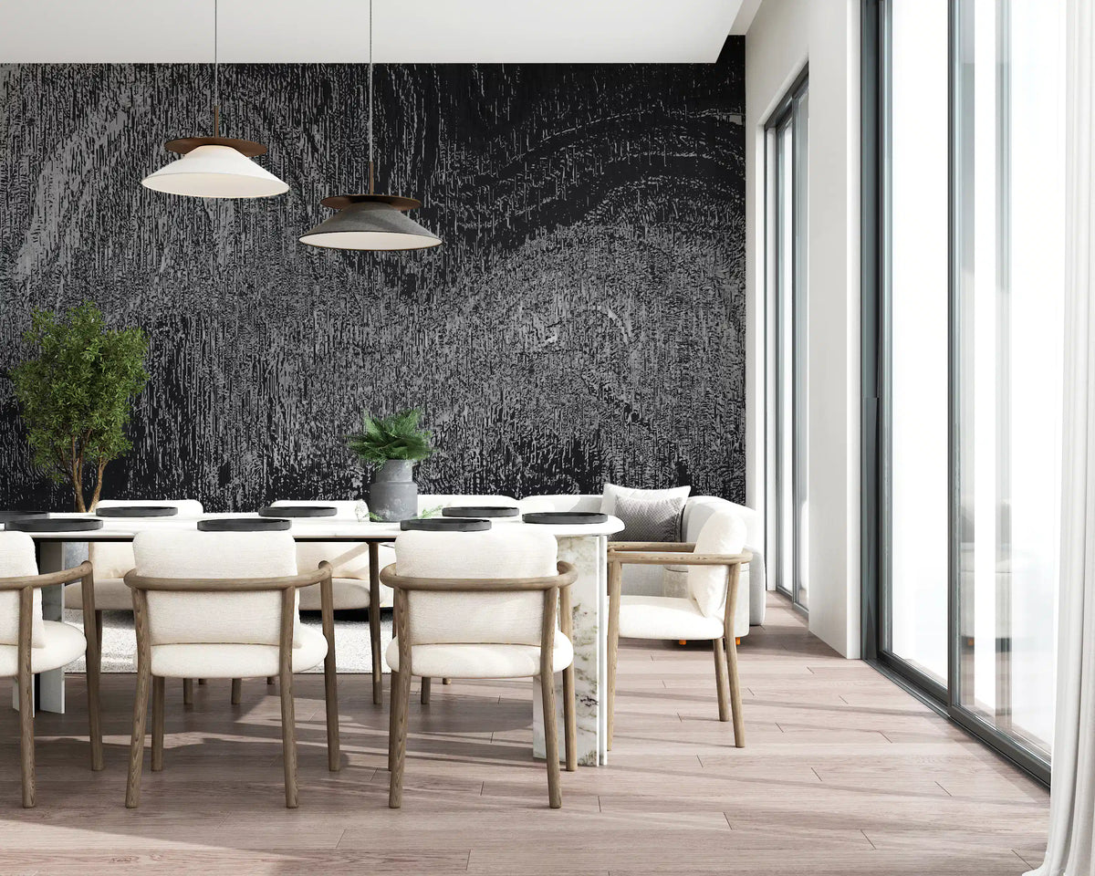 Industrial Gray Concrete Texture Wall Mural