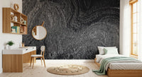 Industrial Gray Concrete Texture Wall Mural