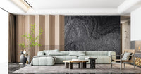 Industrial Gray Concrete Texture Wall Mural