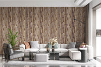 Neutral Brushstroke Vertical Stripes Wallpaper⁠