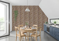 Neutral Brushstroke Vertical Stripes Wallpaper⁠