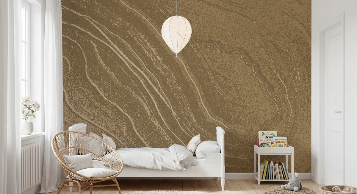 Minimalist Sandstone Flow Wall Mural