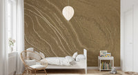 Minimalist Sandstone Flow Wall Mural