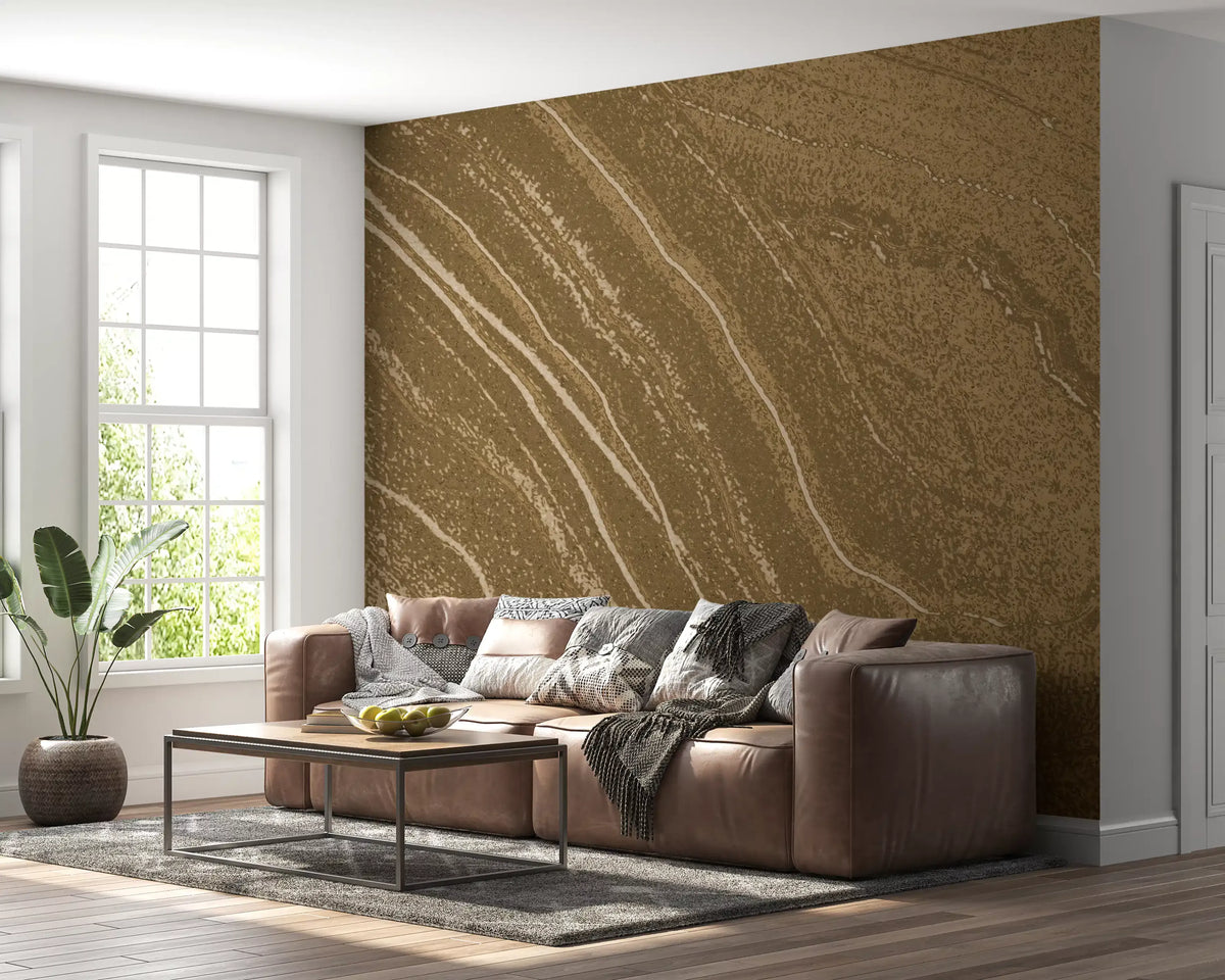 Minimalist Sandstone Flow Wall Mural