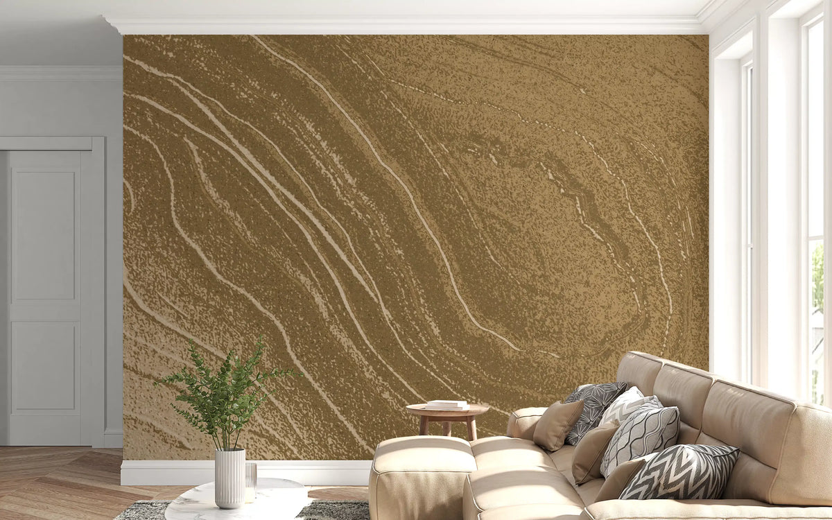 Minimalist Sandstone Flow Wall Mural