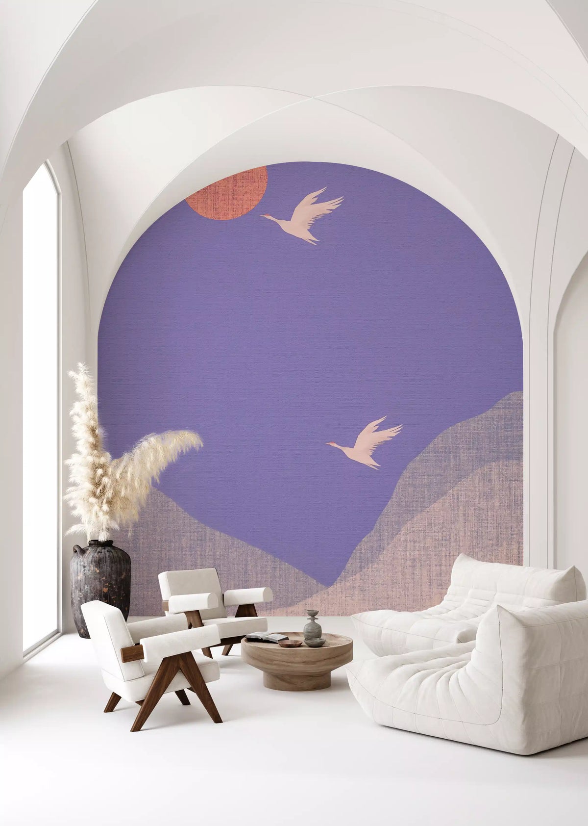 Zen Mountain Flight Landscape Wall Mural