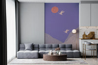 Zen Mountain Flight Landscape Wall Mural