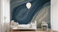 Abstract Ink Wash Flow Wall Mural