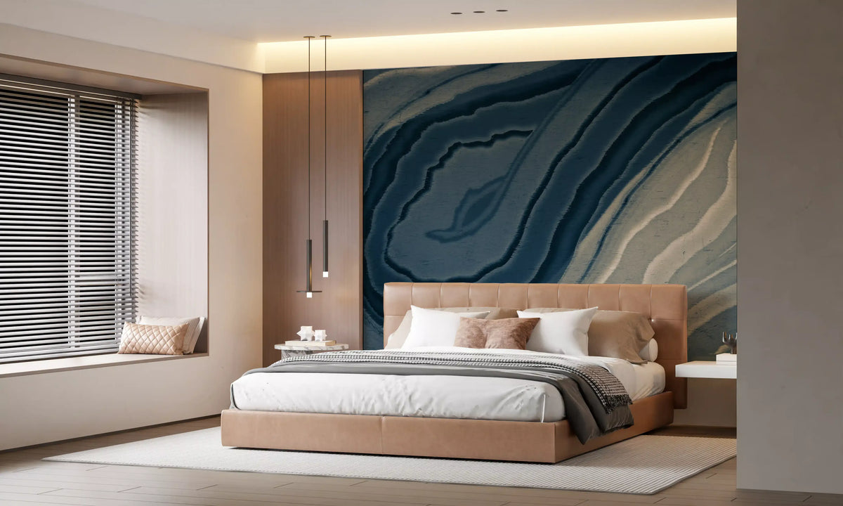 Abstract Ink Wash Flow Wall Mural