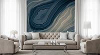 Abstract Ink Wash Flow Wall Mural