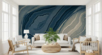 Abstract Ink Wash Flow Wall Mural
