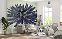 Abstract Dahlia Sculpture Wall Mural
