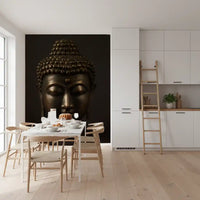 Minimalist Bronze Enlightenment Wall Mural