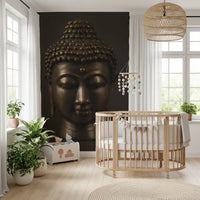 Minimalist Bronze Enlightenment Wall Mural