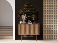 Minimalist Bronze Enlightenment Wall Mural