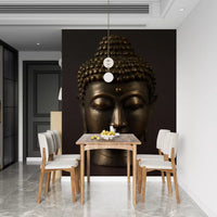 Minimalist Bronze Enlightenment Wall Mural
