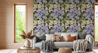 Jungle Foliage Silhouette Print Wallpaper⁠