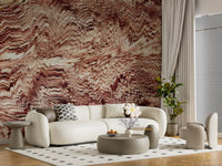Textured Ochre Sand Dunes Wall Mural