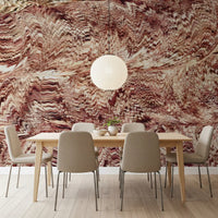 Textured Ochre Sand Dunes Wall Mural
