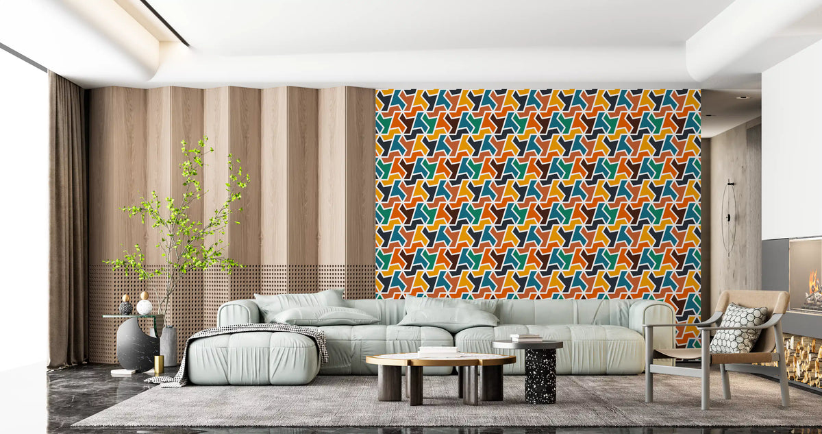 Abstract Polygons and Shapes Wallpaper⁠