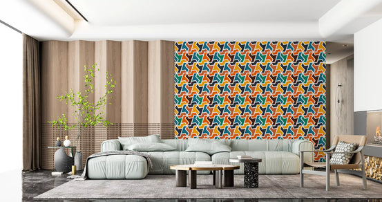 Abstract Polygons and Shapes Wallpaper⁠