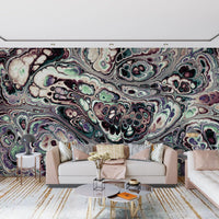 Mystic Marble Abstract Organic Flow Wall Mural