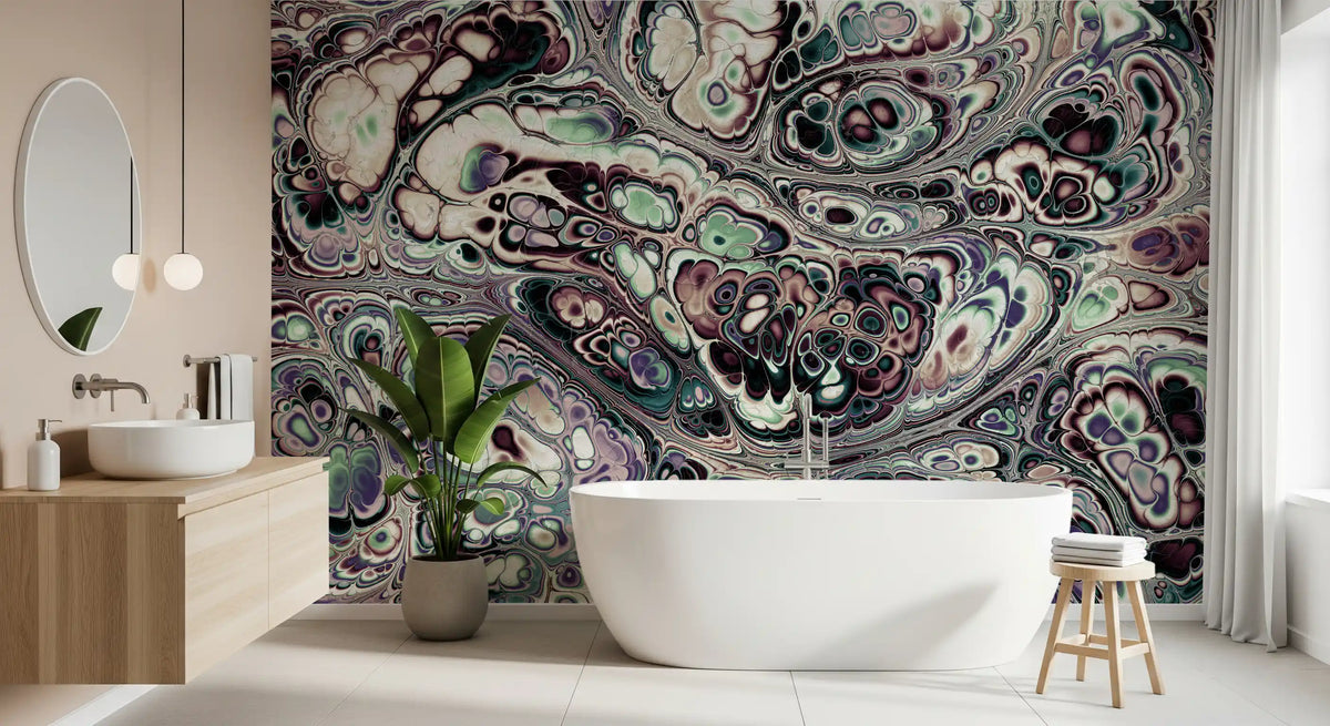 Mystic Marble Abstract Organic Flow Wall Mural