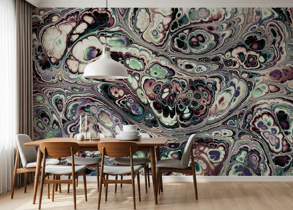 Mystic Marble Abstract Organic Flow Wall Mural