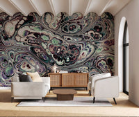 Mystic Marble Abstract Organic Flow Wall Mural