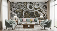 Abstract Gray Marble Texture Elegance Wall Mural