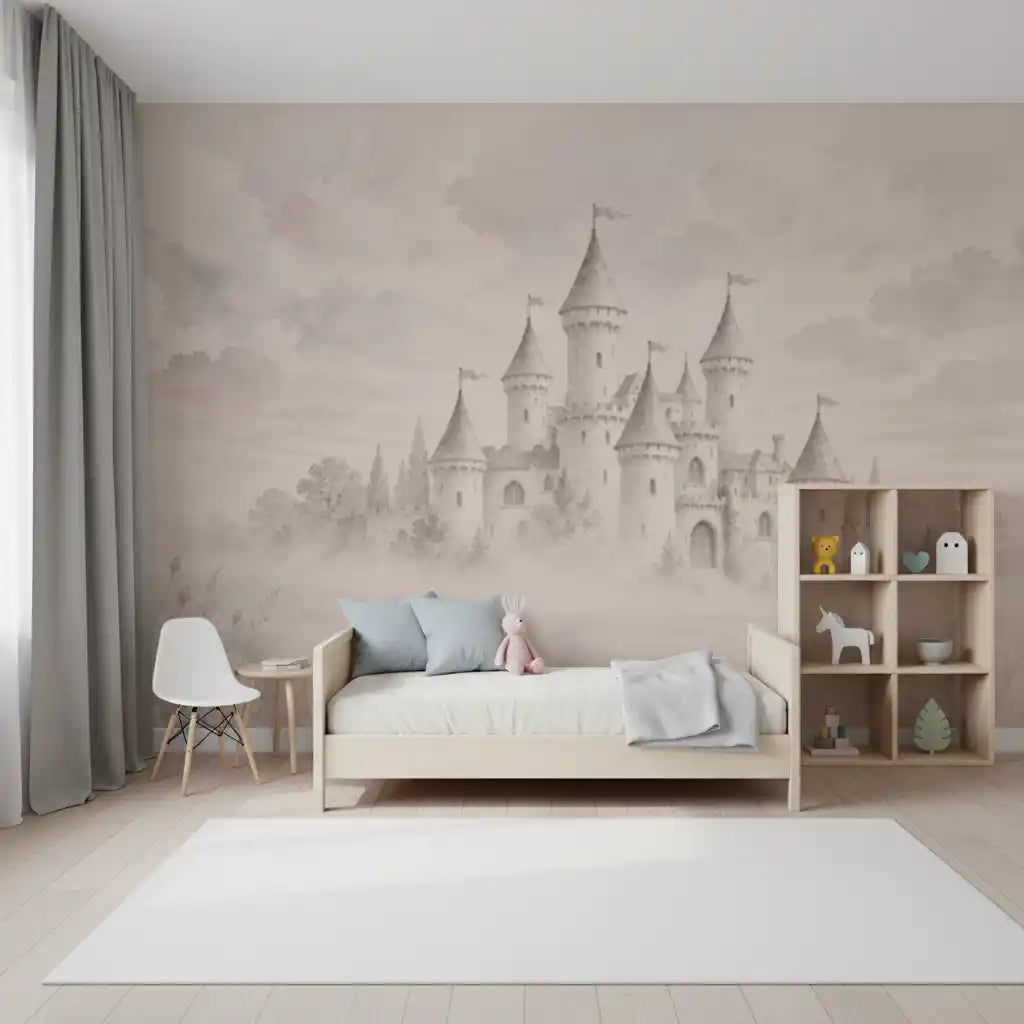 Castle Dreams – Vintage Cream Wall Mural
