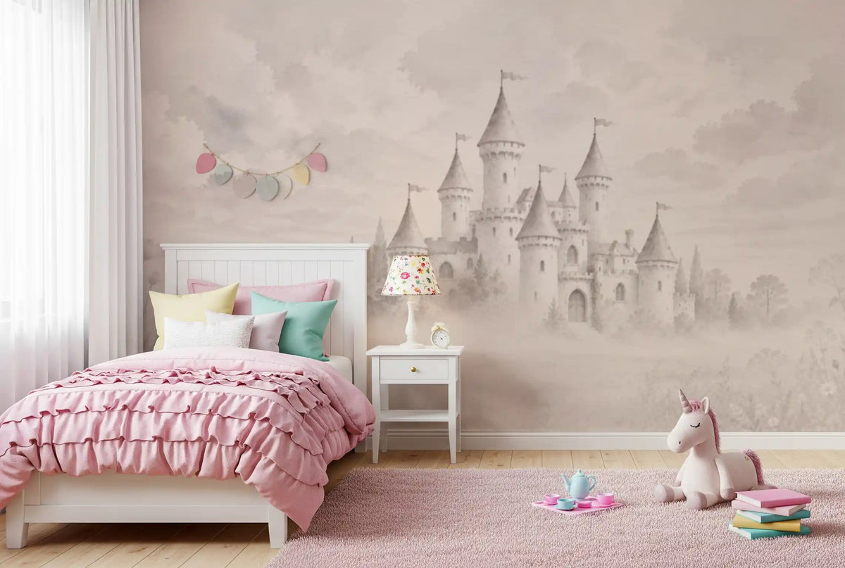 Castle Dreams – Vintage Cream Wall Mural