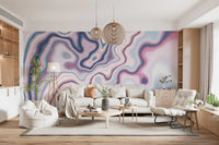 Colorful Abstract Marble Pattern Wall Mural