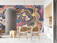 Modern Marbled Flow Texture Wall Mural